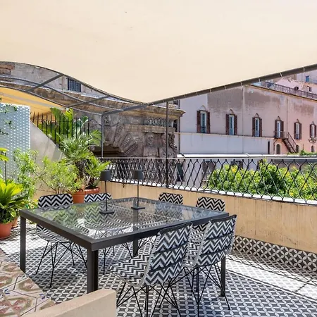 شقة Normanni With Terrace By Wonderful Italy *